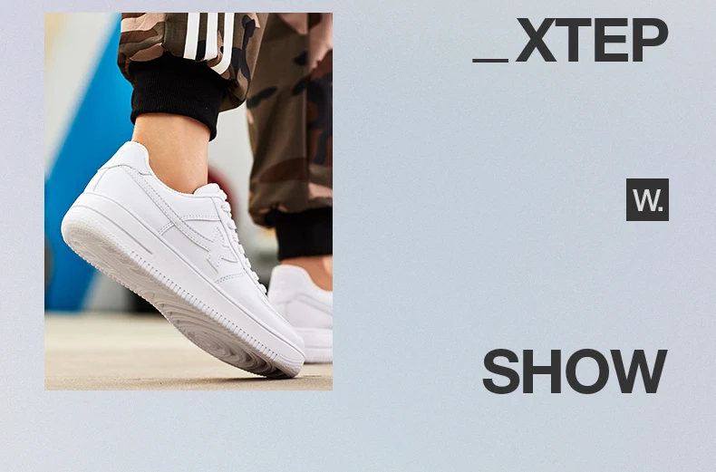 Xtep Stan/женская и мужская обувь для скейтбординга; Новинка; повседневные белые кроссовки для пары; мужские и женские популярные ботинки для скейтбординга; 881219319851