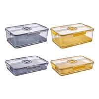 berry containers for fridge bread container food storage containers clear refrigerator organizer bins with removable drain pl