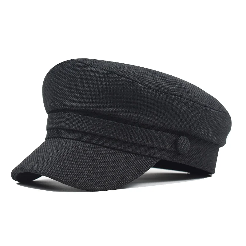 Модная кружевная хлопковая шапка Кепка Женская Повседневная Уличная веревка плоская кепка элегантная однотонная осенне-зимняя теплый берет шапка женская