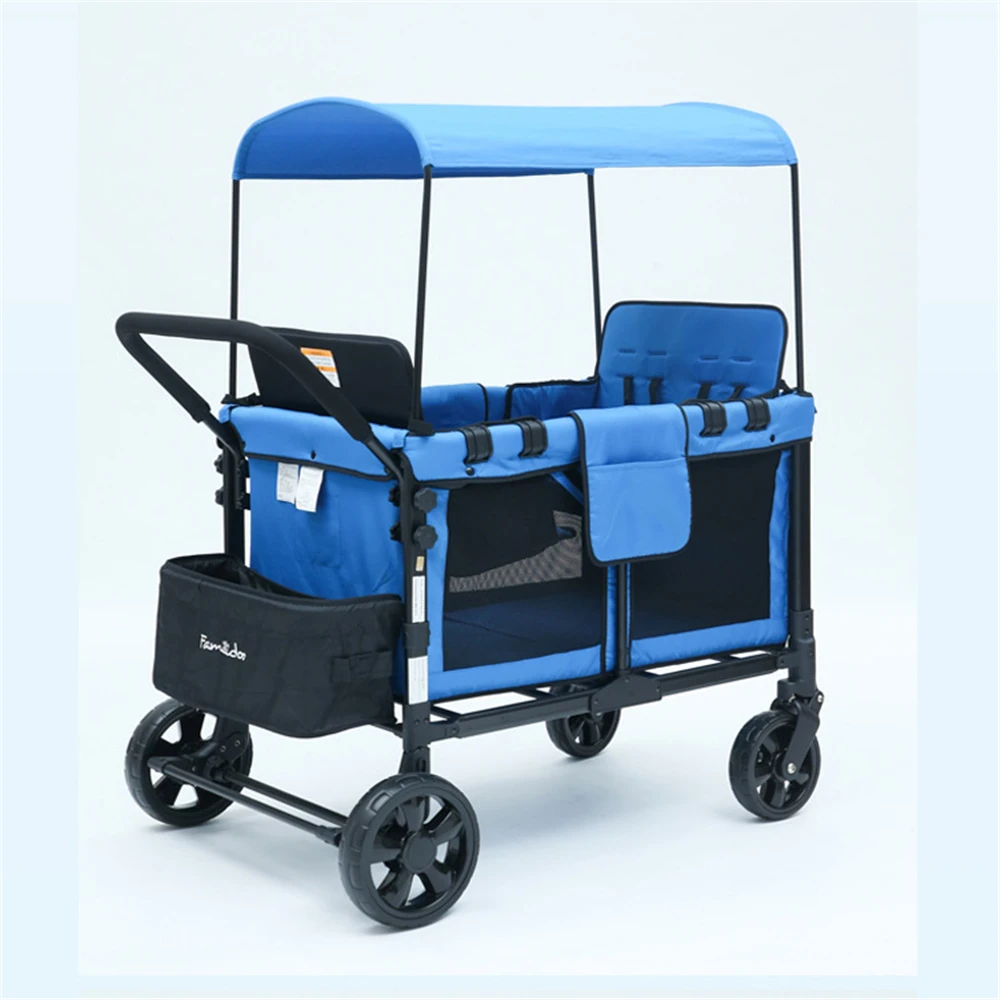 Meilleur Rabais 19 De Reduction Chariot De Rangement Pour Bebe 4 Places Pour Les Courses En Plein Air Camping Freins De Roue Securise B Life