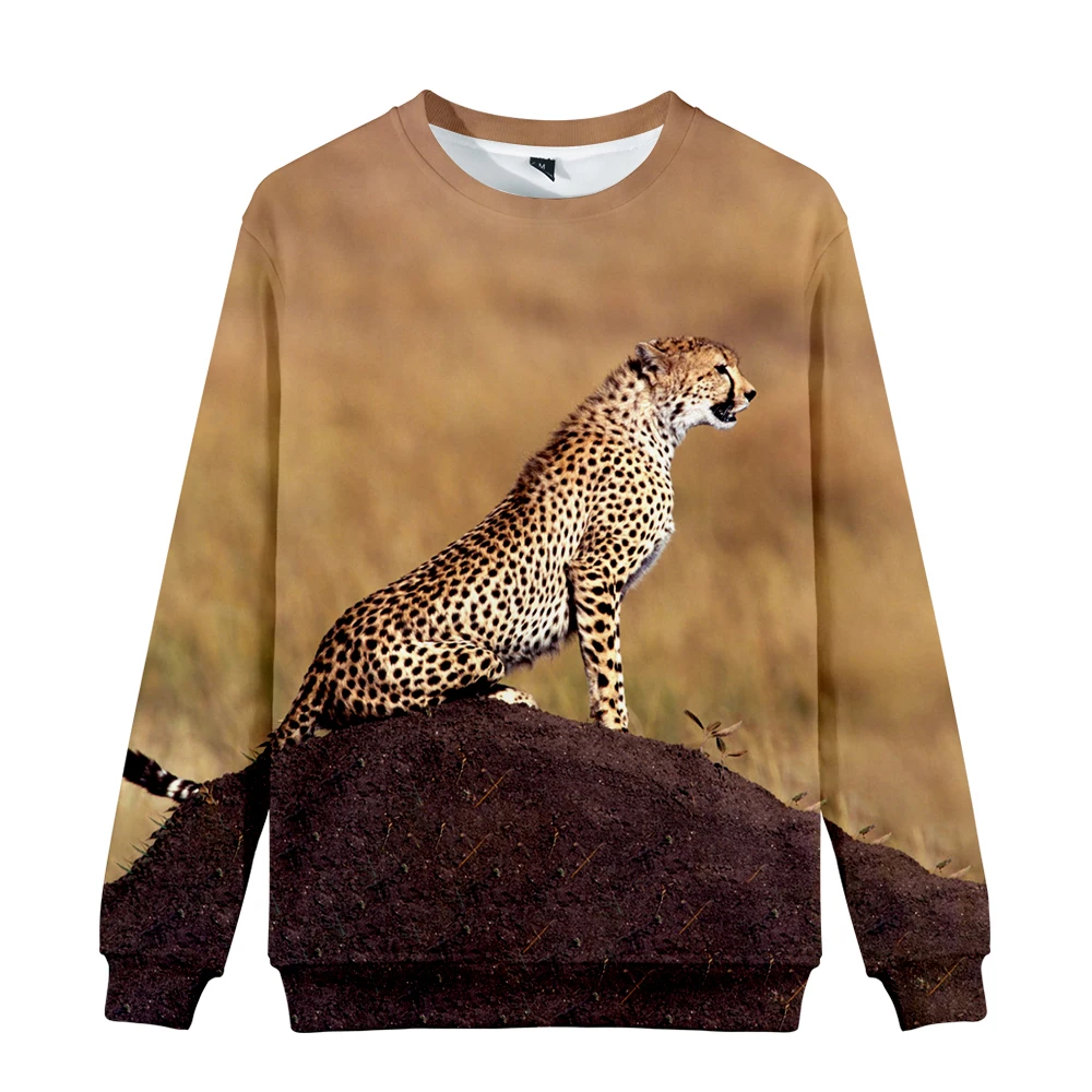 

Animal 3D Printed Leopard O-Neck Sweatshirt Women/Men Long Sleeve Sweatshirts Panther Casual Harajuku Streetwear Couples Clothes
