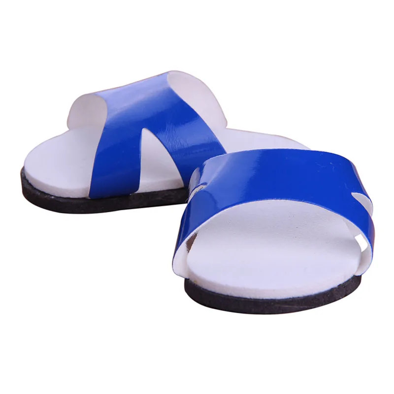 Простые пляжные тапочки для кукольной обуви легко носить с собой 18 дюймовых