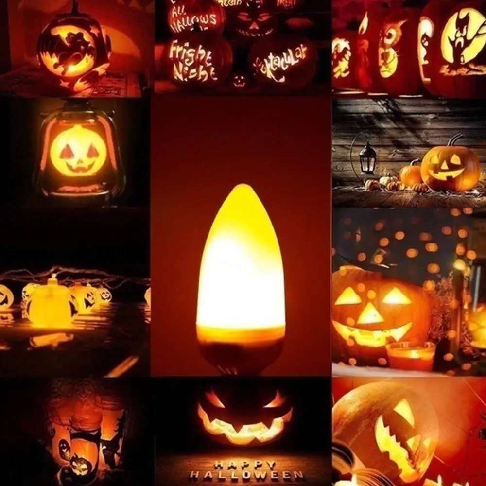 

E26/E27 Creative LED Fire Light Flame Effect Lamp Living Room Home Fashion Corn Bulb