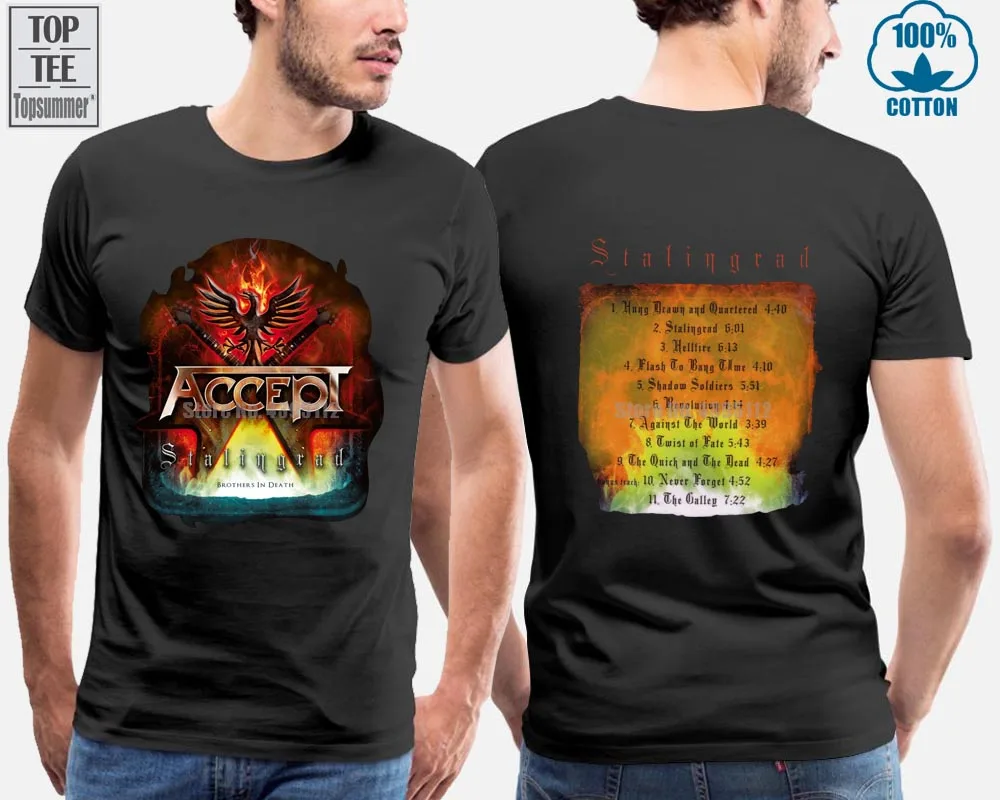 

Accept Stalingrad German Heavy Metal Band T-Shirt Sizes S To 6Xl
