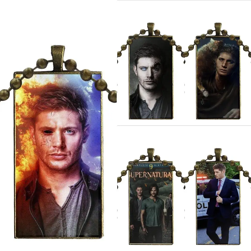 Стеклянный подвесной брелок Цепочки и ожерелья Прямоугольник Модные для Для