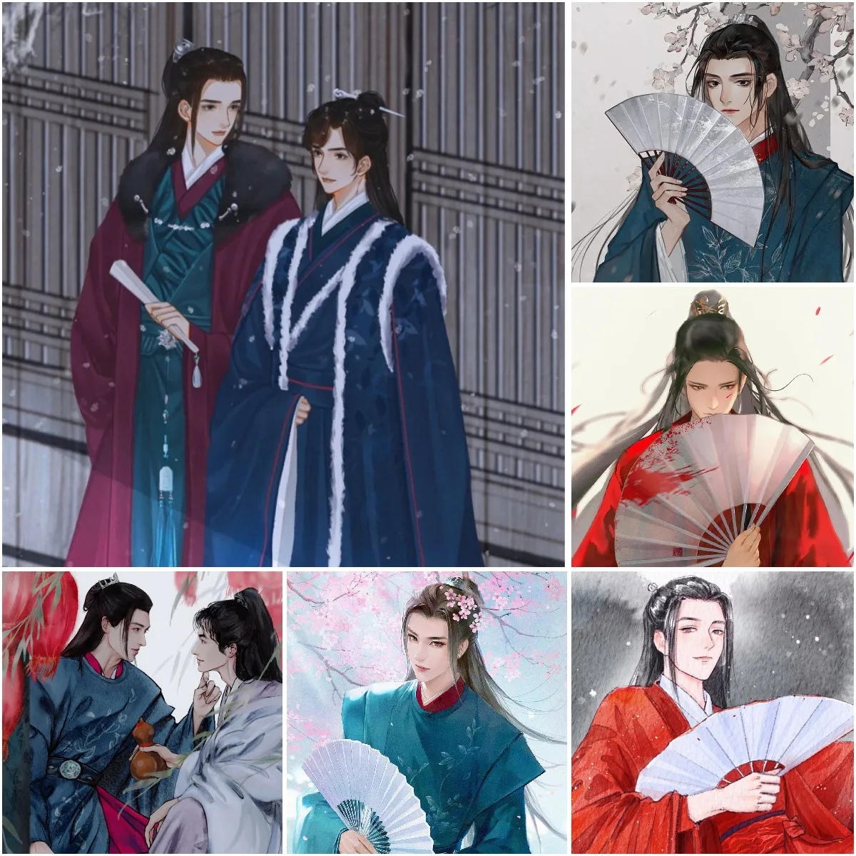 

Full Diamond Embroidery Kit Shan He Ling Comic Modular Pictures Inlaid Crystal Diamond Painting Puzzle Word Of Honor Home Decor
