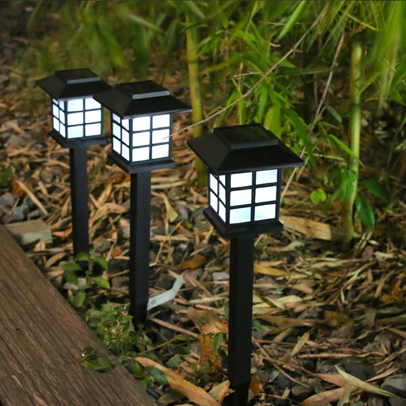 Lawn Lamps Solar LED Lights Outdoor Pathway Lights Waterproof For Garden Decoration Landscape Path Yard Patio Walkway Lamps