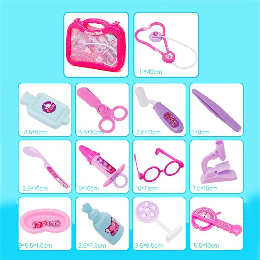 

Kids Children Role Play Doctor Nurses Toy Medical Set Kit With Hard Carry Case Suitcase Medical Kit Pretend Play Doctor Toy