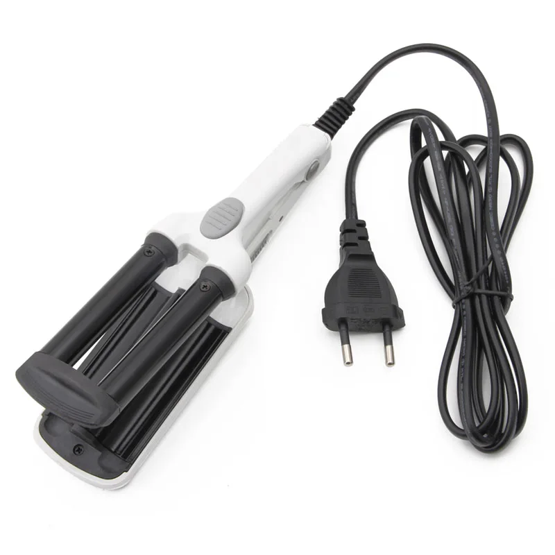 

Mini Ceramic Hair Crimper Curler Curling Iron Tong Waving Wand Roller Salon
