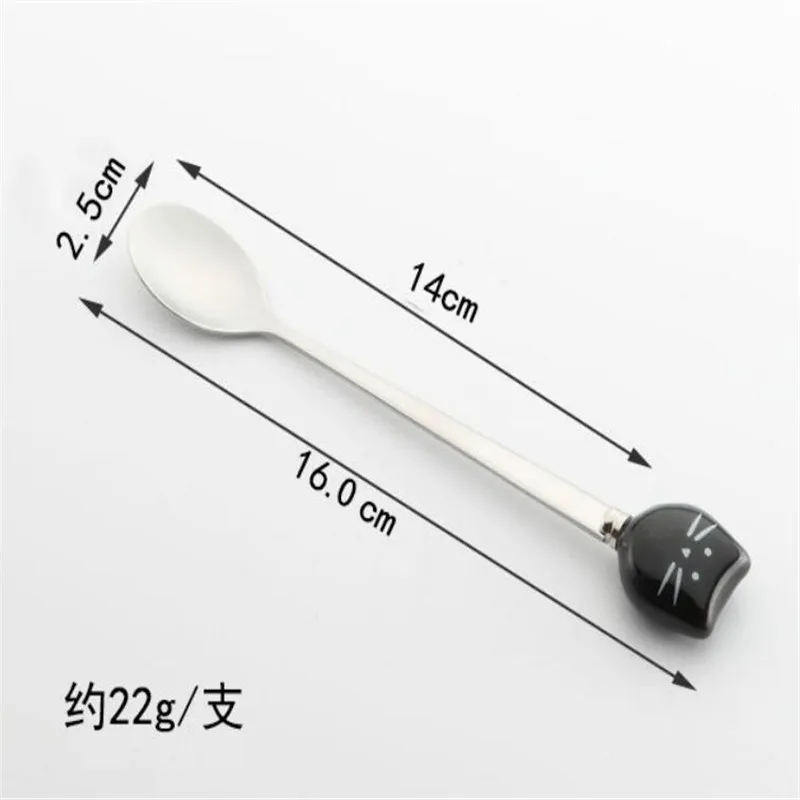 Столовые приборы кухонные инструменты мультяшная ложка из нержавеющей стали