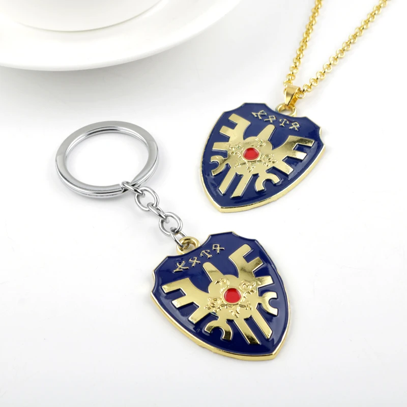 Ожерелье с подвеской изображением аниме-ролевой игры воина/квеста/Kuesuto