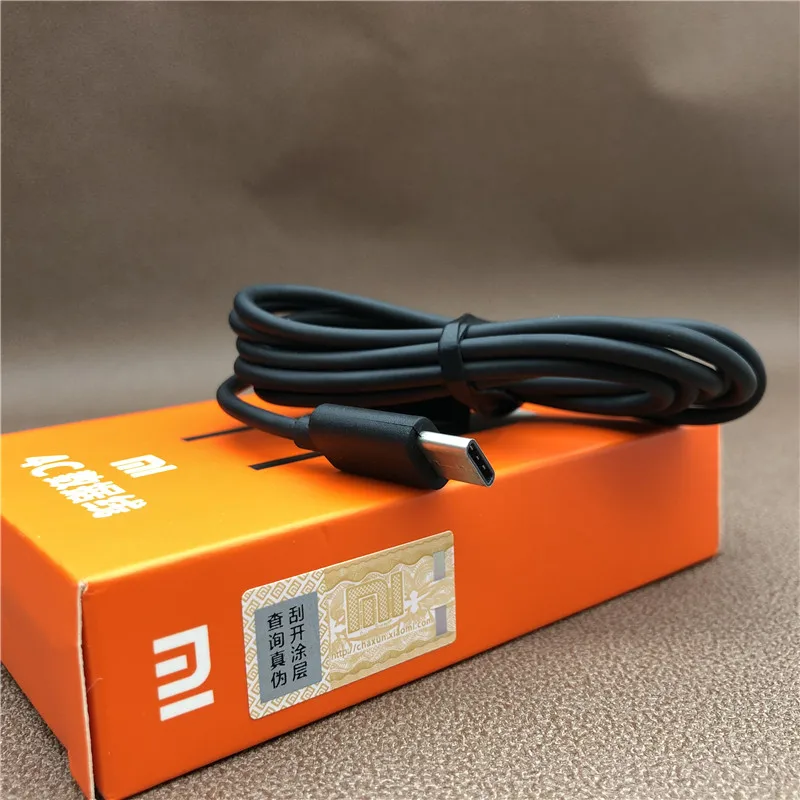 Оригинальный XIAOMI Micro USB/Type C 2A кабель для быстрой зарядки 120 см MI F1 A1 A2 6 8 9 SE Redmi K20 Pro
