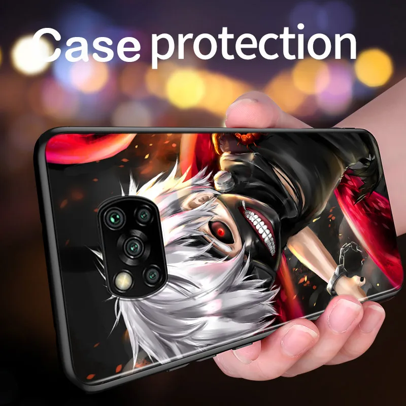 Tokyo Ghoul Anime For Xiaomi Poco X3 NFC M2 X2 F2 C3 M3 Pocophone F1 Pro Mi Play Mix 3 A2 A1 6 5 lite Phone Case