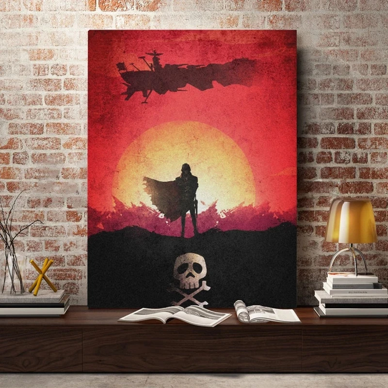 

Captain Harlock Manga Poster Canvas Wall Art Modular Hd Prints Painting Pictures For Kid Children Room Home Decor Bedroom Bar