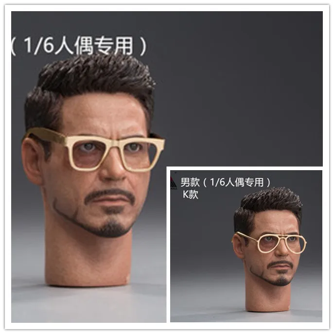 

1/6 Scale Male Soldier Figure Men's Sunglasses male Trend Glasses Fit 12" DIY Action Figure model Toys