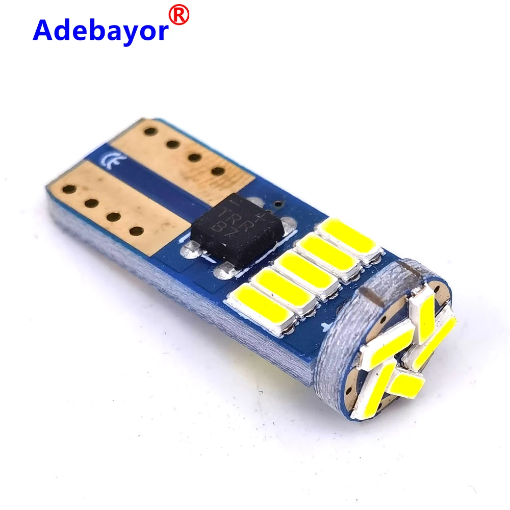 100 шт. T10 15 SMD 4014 светодиодные чипы W5W 194 стайлинга автомобилей клиновидные боковые