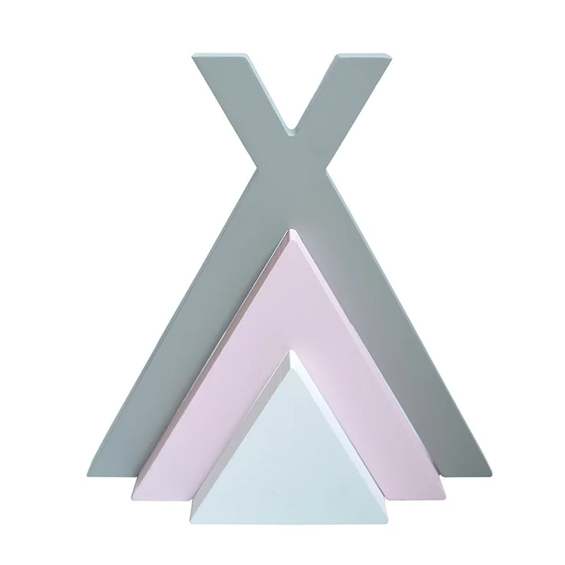 INS скандинавские деревянные строительные блоки для детей украшение детской