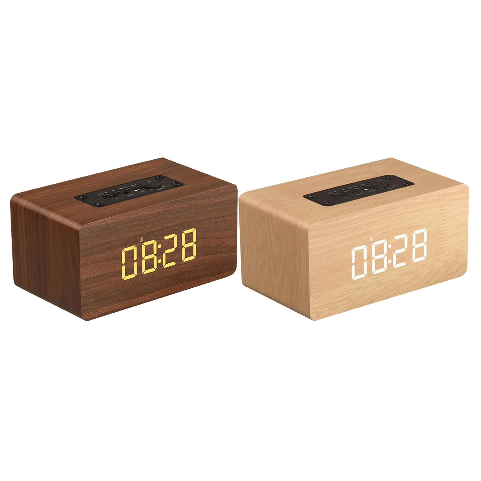 Беспроводной портативный Bluetooth саундбар аудиоплеер из дерева для смартфонов