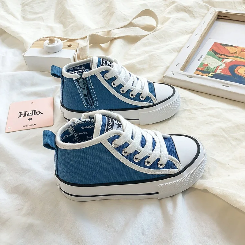 Детская обувь для девочек детская парусиновая кроссовки мальчиков весна-осень