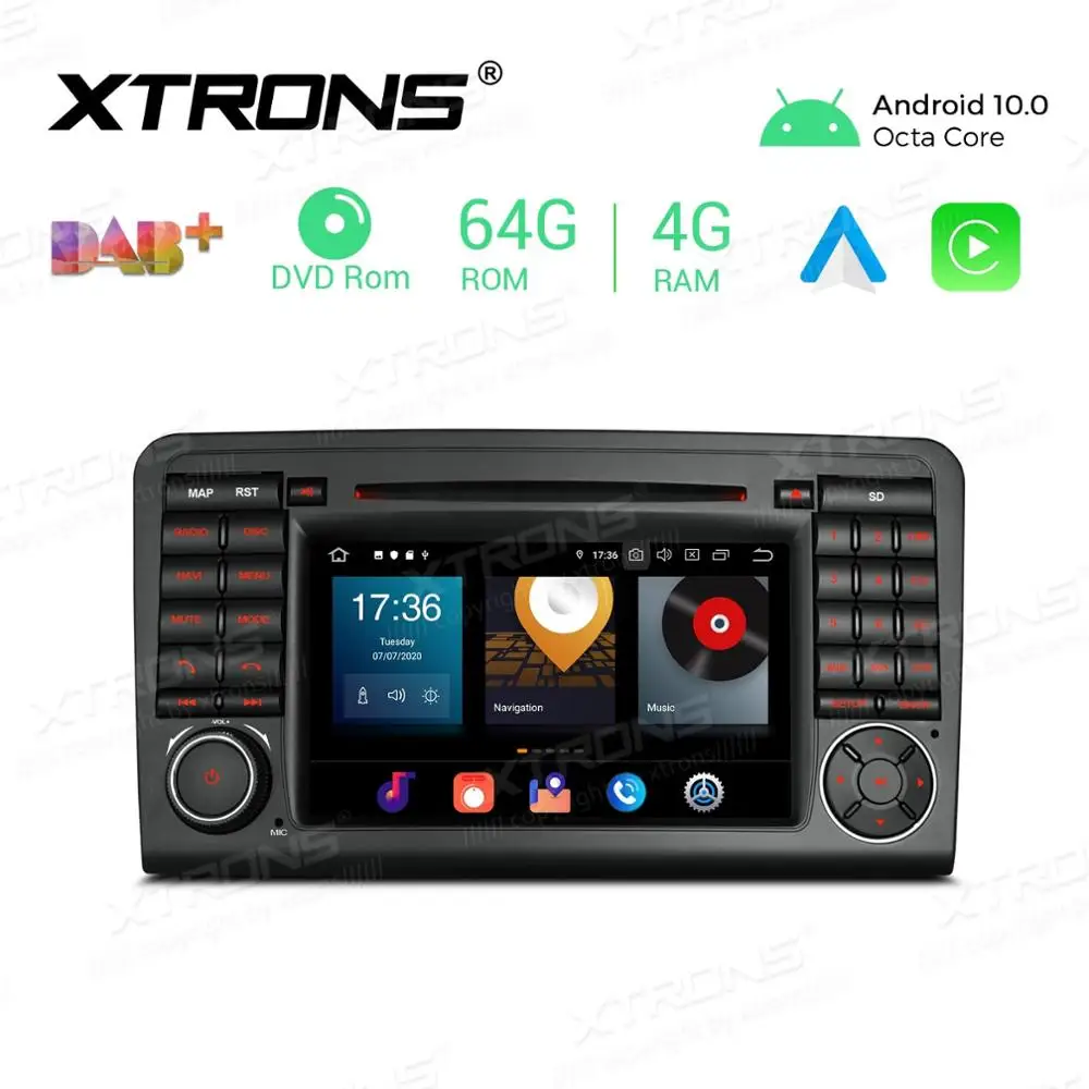 7 &quotAndroid 10 0 OS автомобильный DVD Мультимедиа GPS Радио система плеер для Mercedes Benz GL Class