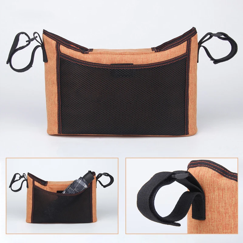 Bolsa de pa&ntilde;ales para beb&eacute;s, cochecito de viaje, organizador de lactancia, gran capacidad, moderna, bolsillo de almacenamiento para reci&eacute;n nacido-2
