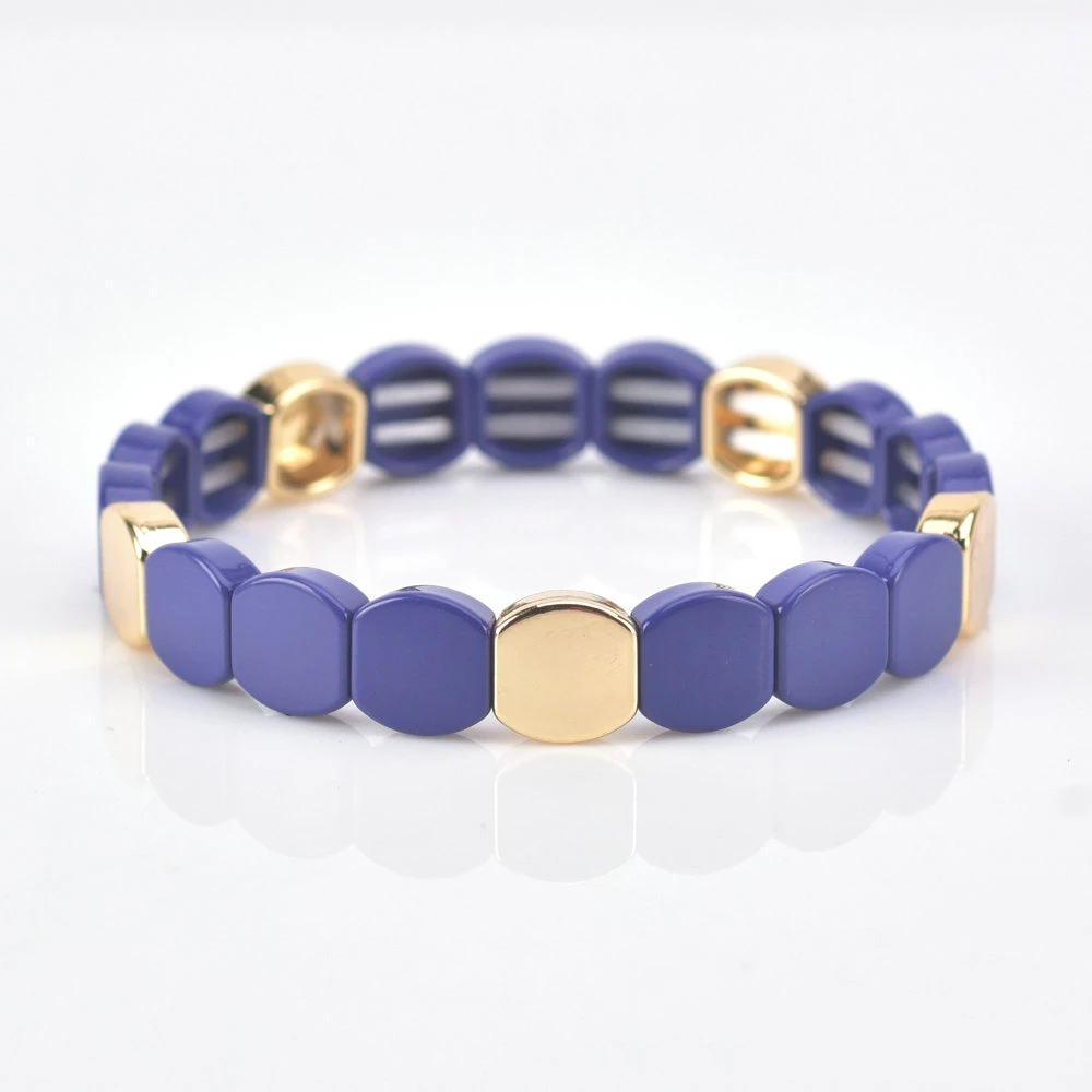 KSRA богемные радужные браслеты ручной работы для женщин плиточный браслет