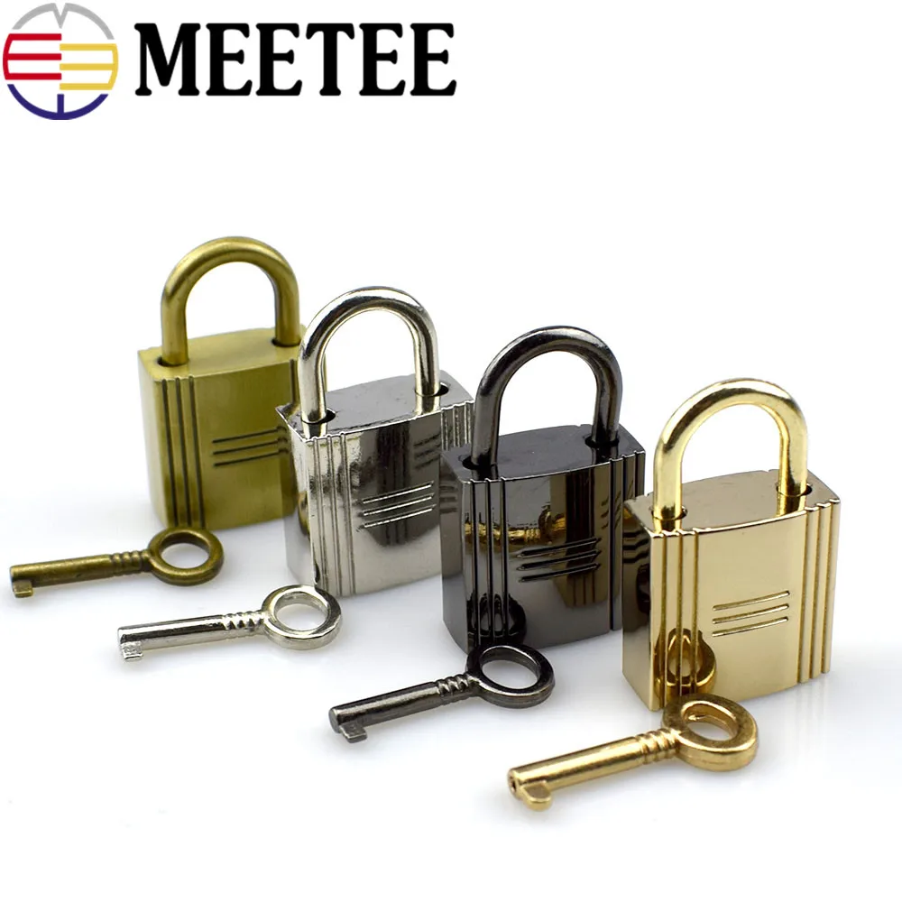 Meetee 2 шт. металлические сумки замок застежка фурнитура подвеска декоративный
