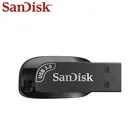 Флеш-накопитель SanDisk Ultra Shift, черный, флеш-накопитель USB 3,0, 3264128 ГБ, максимальная скорость чтения, 100МБс.