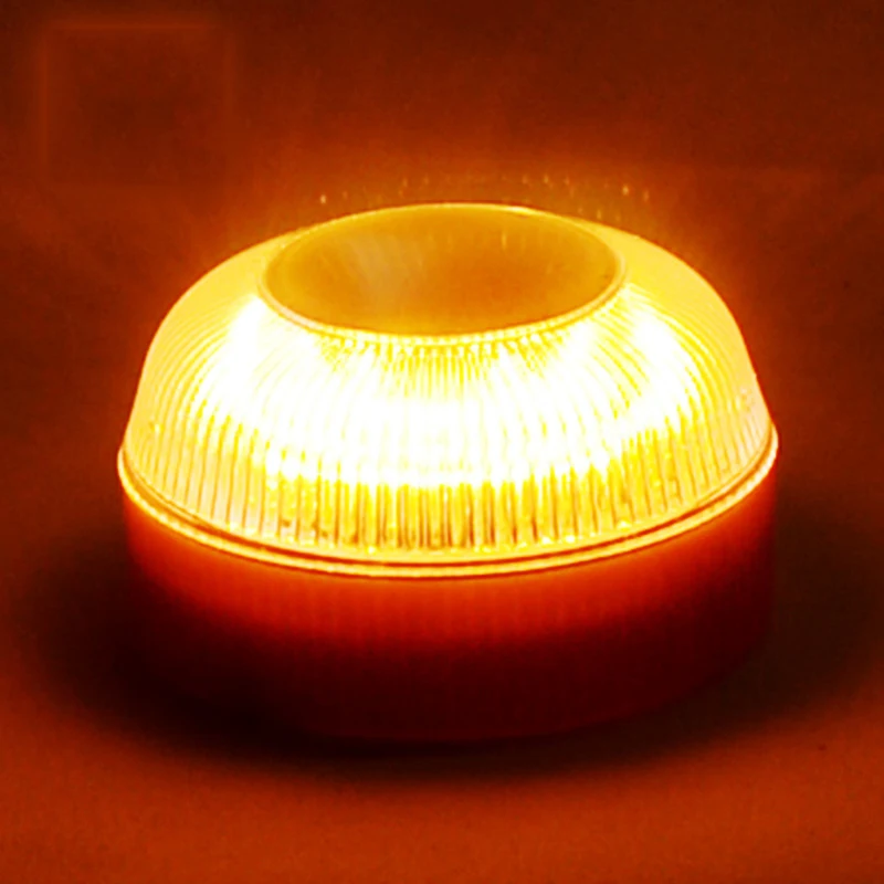 

LED Emergency Light Magnetic Automatic Flash Light Car Ceiling Barricade Light Warning Light Fog and Haze White Light Outdoor