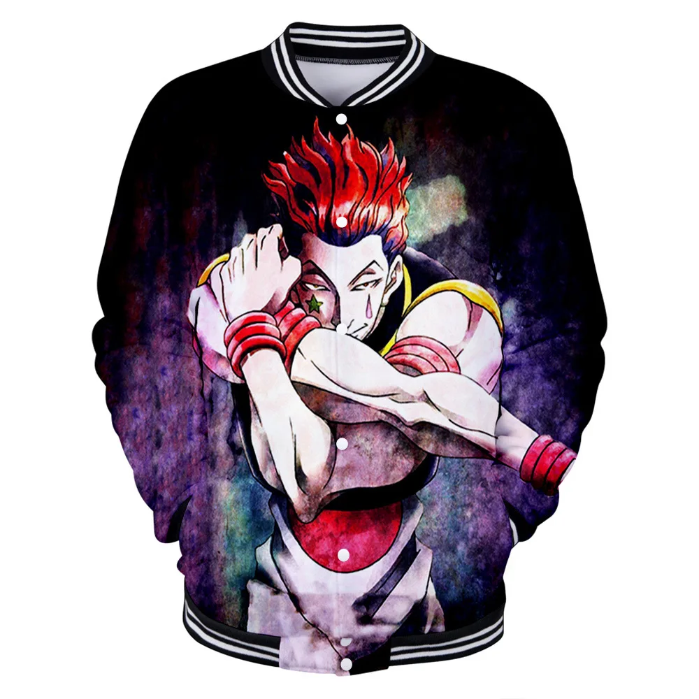 Куртка Hunter X HISOKA бейсбольная форма модная куртка с 3D принтом GON FREECSS мужская