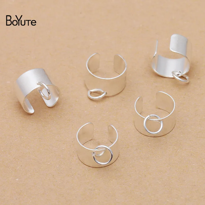 Простые Модные серьги каффы BoYuTe (100 шт./лот) ювелирные изделия античная бронза