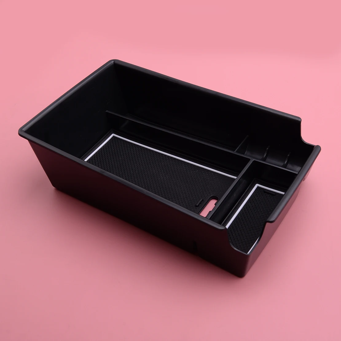 

Черный ABS Нескользящая Центральная консоль подлокотник коробка для хранения лоток для автомобиля подходит для Hyundai Sonata 2020