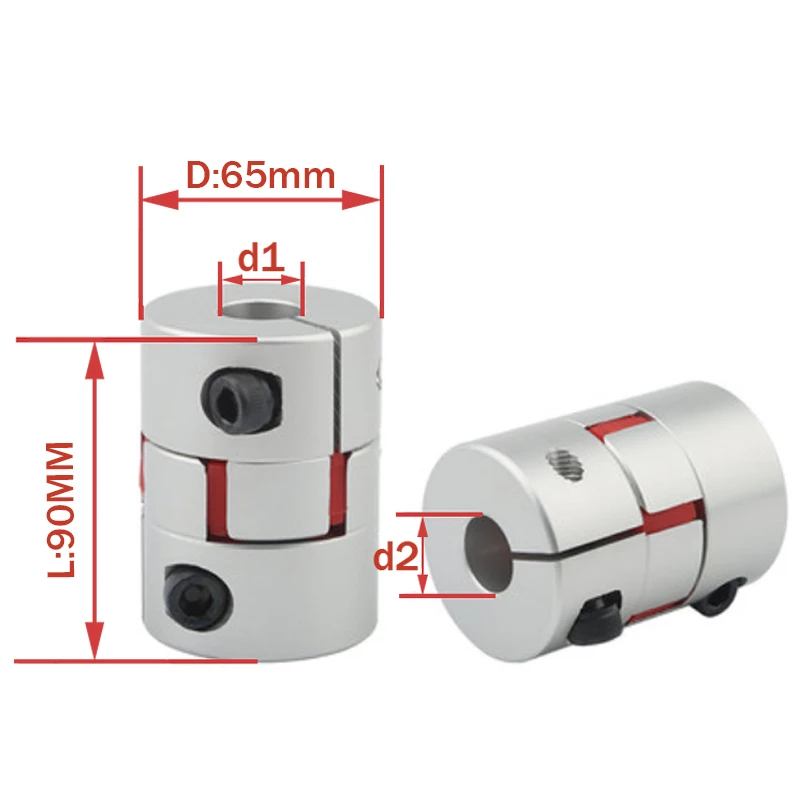 Муфта слива/звезда гравировальный станок сервопривода муфта мотора D65 L90