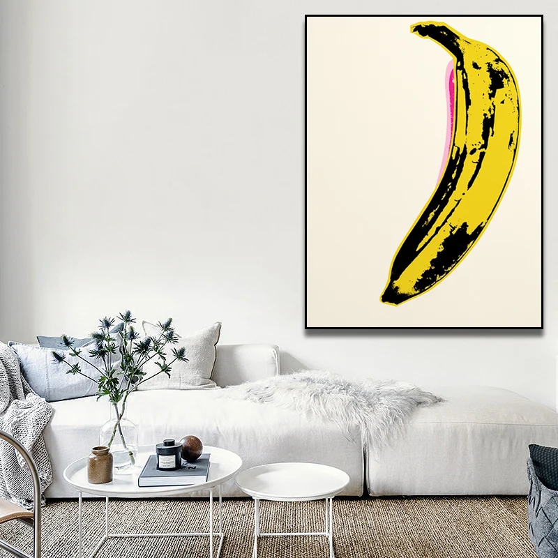 

Andy Warhol "banana" Pop Art Decoration Painting Canvas Painting Posters and Prints Wall Pictures for Living Room Decor