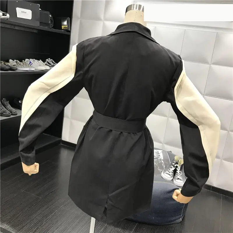 Женский блейзер с длинным рукавом GetSpring приталенный однобортный Блейзер на