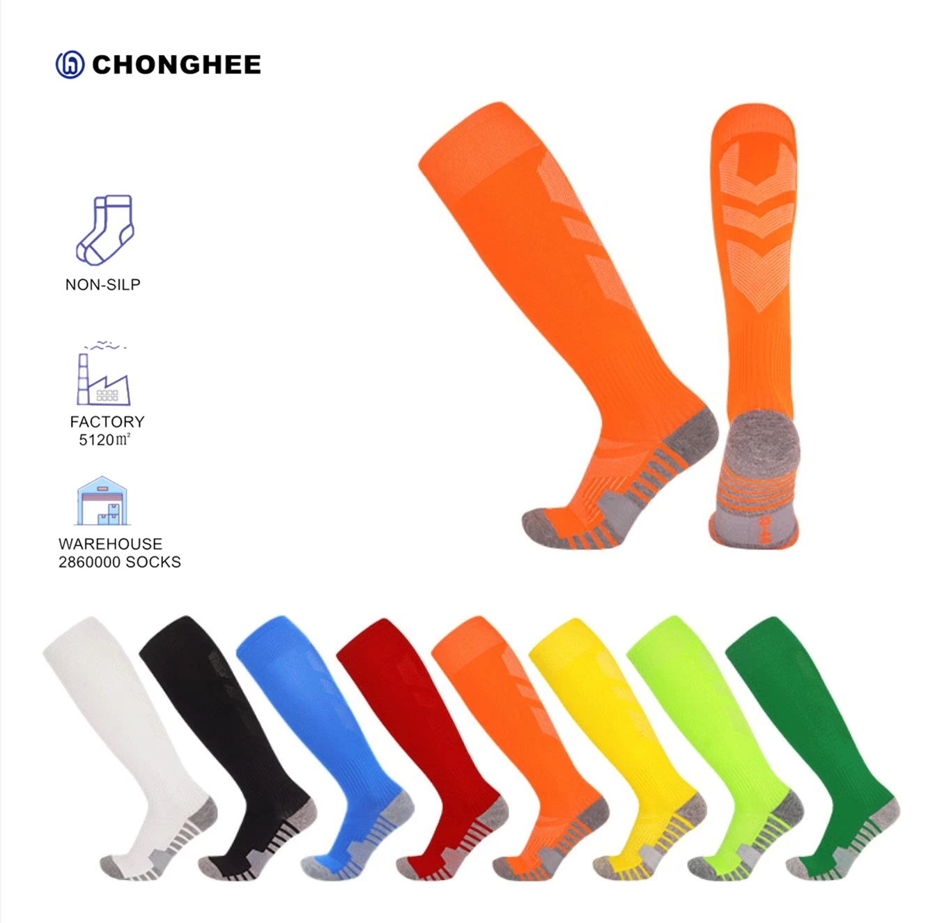 

ChongHee Parent-Child Stockings Football Socks CJM624 Suitable For Men Teenager And Boy