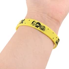 J3279 японское аниме полноценная охотничья силиконовая резина наручные браслеты гибкая ручная повязка браслеты-манжеты повседневные аксессуары