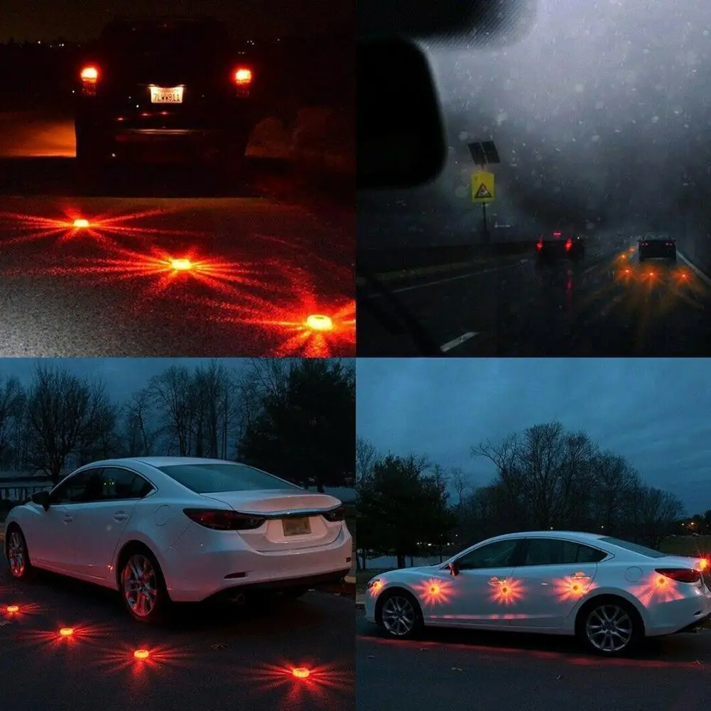 Magnetic Emergency Roadside Safety Light Led Road Flare Night Warning Lamps Beacon Flashlight Lights V1l7 | Автомобили и