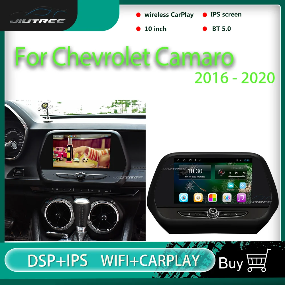 Автомобильный радиоприемник 128 ГГц Android 10 для Chevrolet Camaro 2015 2016-2020 автомобильный