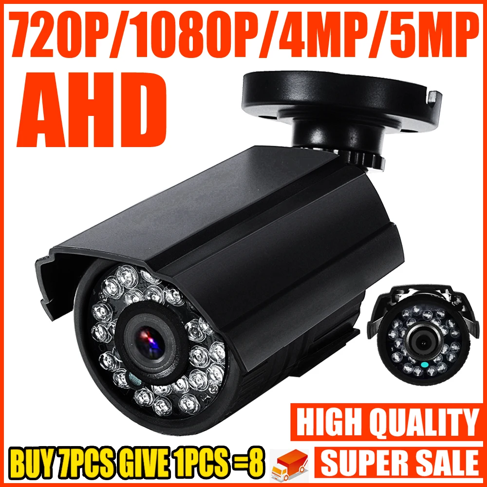

REAL SONY-IMX326 720P 1080P 4MP 5MP AHD MINI CAMERA 2.0MP Digital FULL HD CCTV Security Surveillance home in/Outdoor Waterproof