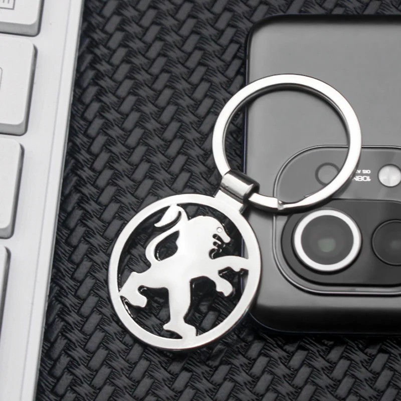 Двухсторонний автомобильный Фотофон 3D металлический брелок для ключей