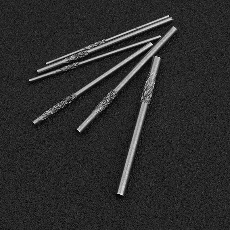 6 шт. стальных сверл бусин и полированный вал вольфрамовые стальные шлифовальные