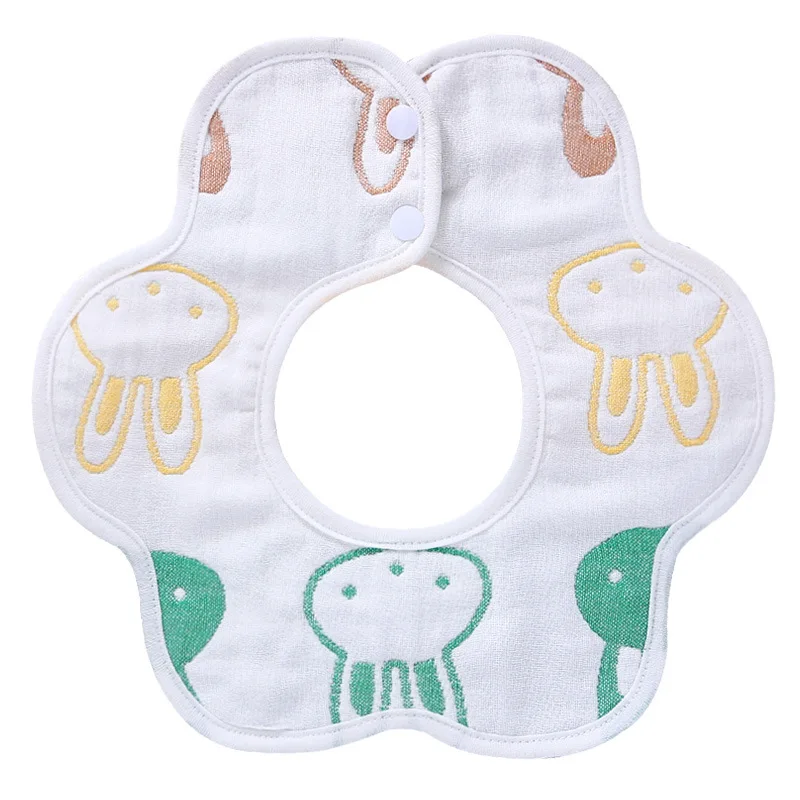 

Baby Bib Saliva Towel Burp Cloths 360 Circular Bib Cotton Pocket Maternal Infant Supplies Baby Bibs Cotton Cartoon Bandana Bibs
