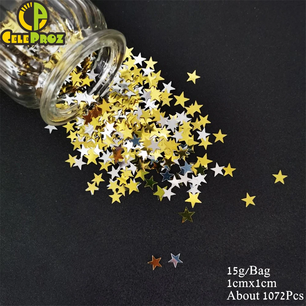 15 г Рождественская звезда конфетти блестки Сверкающая Звезда Свадьба День