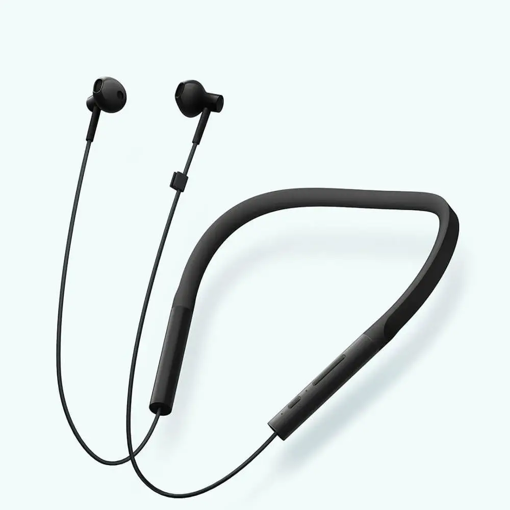 Black Xiaomi наушники беспроводные bluetooth-наушники динамические стерео-наушники-вкладыши с микрофоном и встроенным управлением юная версия - Цвет: Black