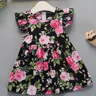 Детское летнее хлопковое платье для девочек