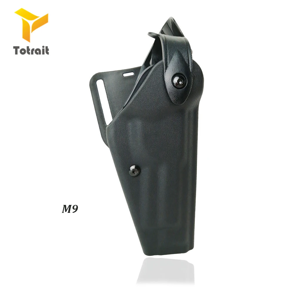 Tactical Military Airsoft Belt Waist Holster M9/GL17/1911/USP/P226 With/Without Flashlight Hunting Combat Pistol Gun Case black | Спорт и