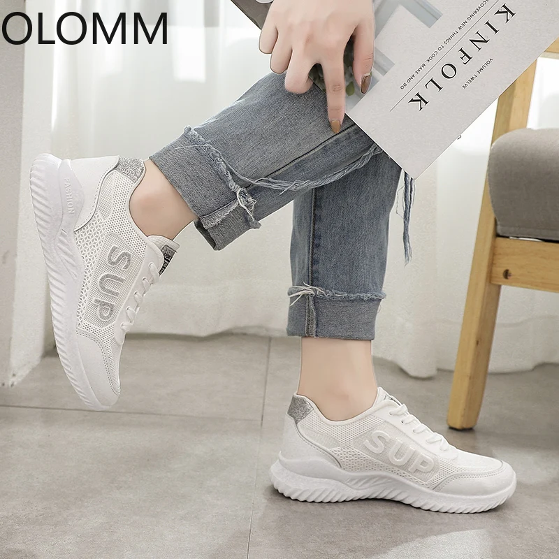 

Woman Sneakers 2020 Women New Fashion Outdoor Lace Up Casual Shoes Women's Mesh Breathable Sneakers Sports Run Shoes Basic