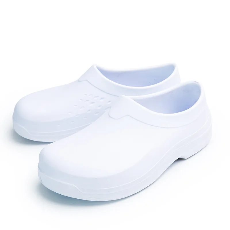 

NEW Foodstuffs & Electronics Factory Clean Work Shoes Slip On Antiskid Waterproof Kitchen Chef Shoes Unisex EVA Plus Size 36-45