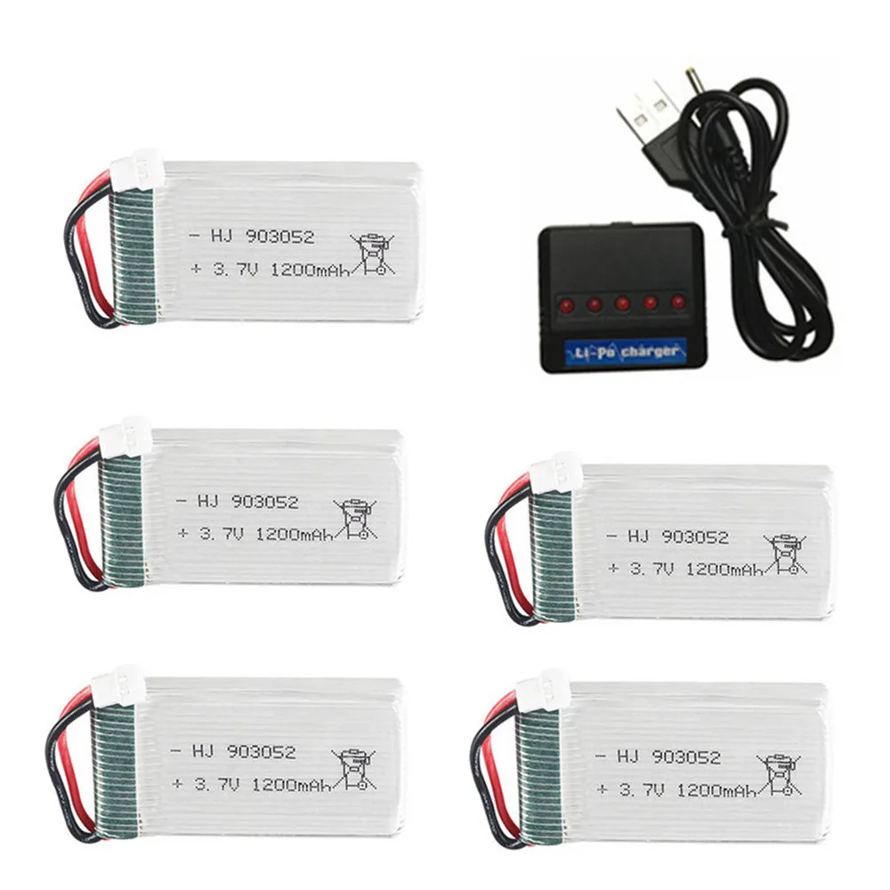 Литий полимерный аккумулятор 3 7 в 1200 мАч + зарядное устройство для Syma X5 X5C X5SW X5SC X5S 1